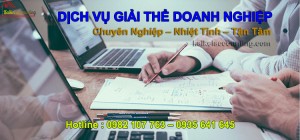 DỊCH VỤ GIẢI THỂ DOANH NGHIỆP